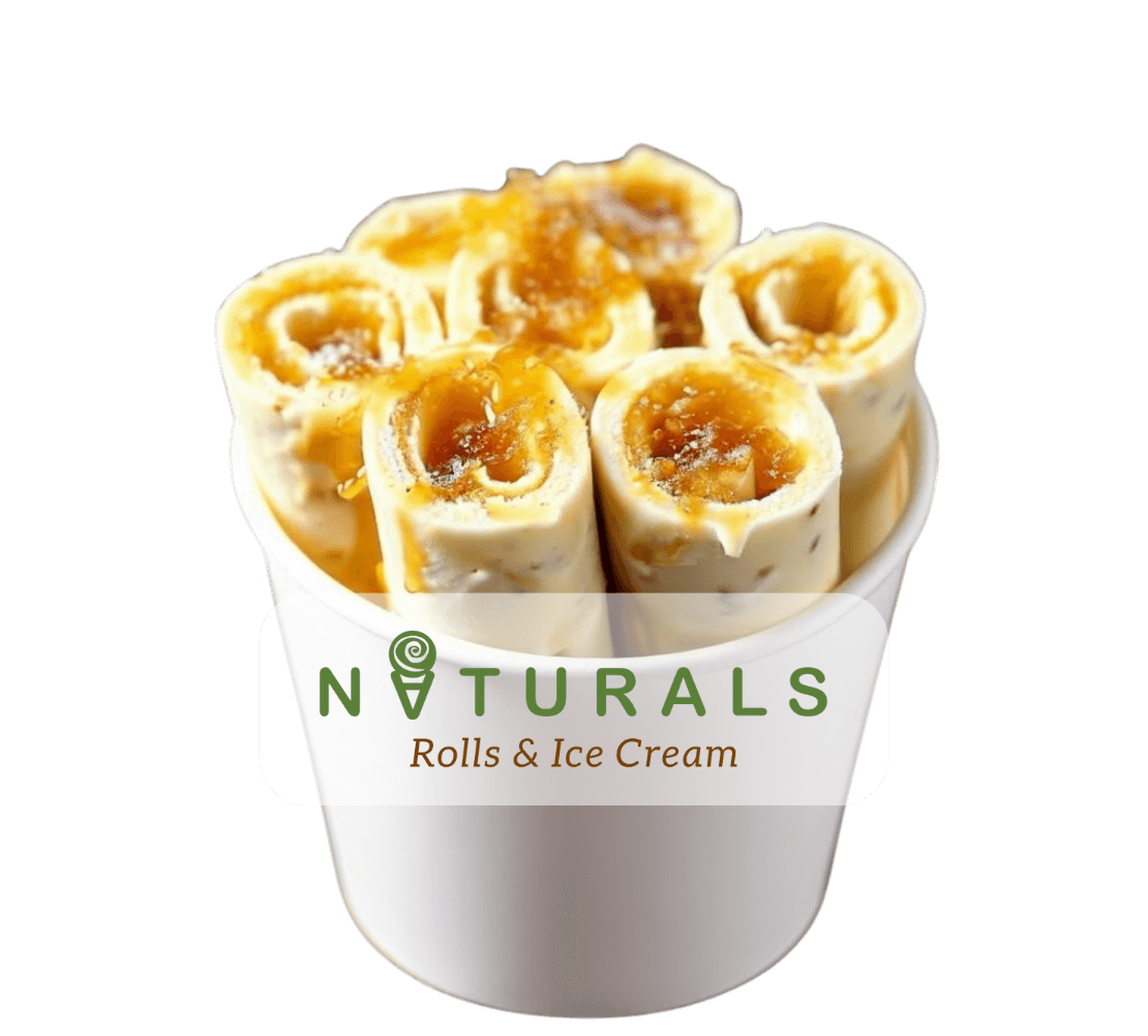 Creme Brule Dream Ice Cream Rolls