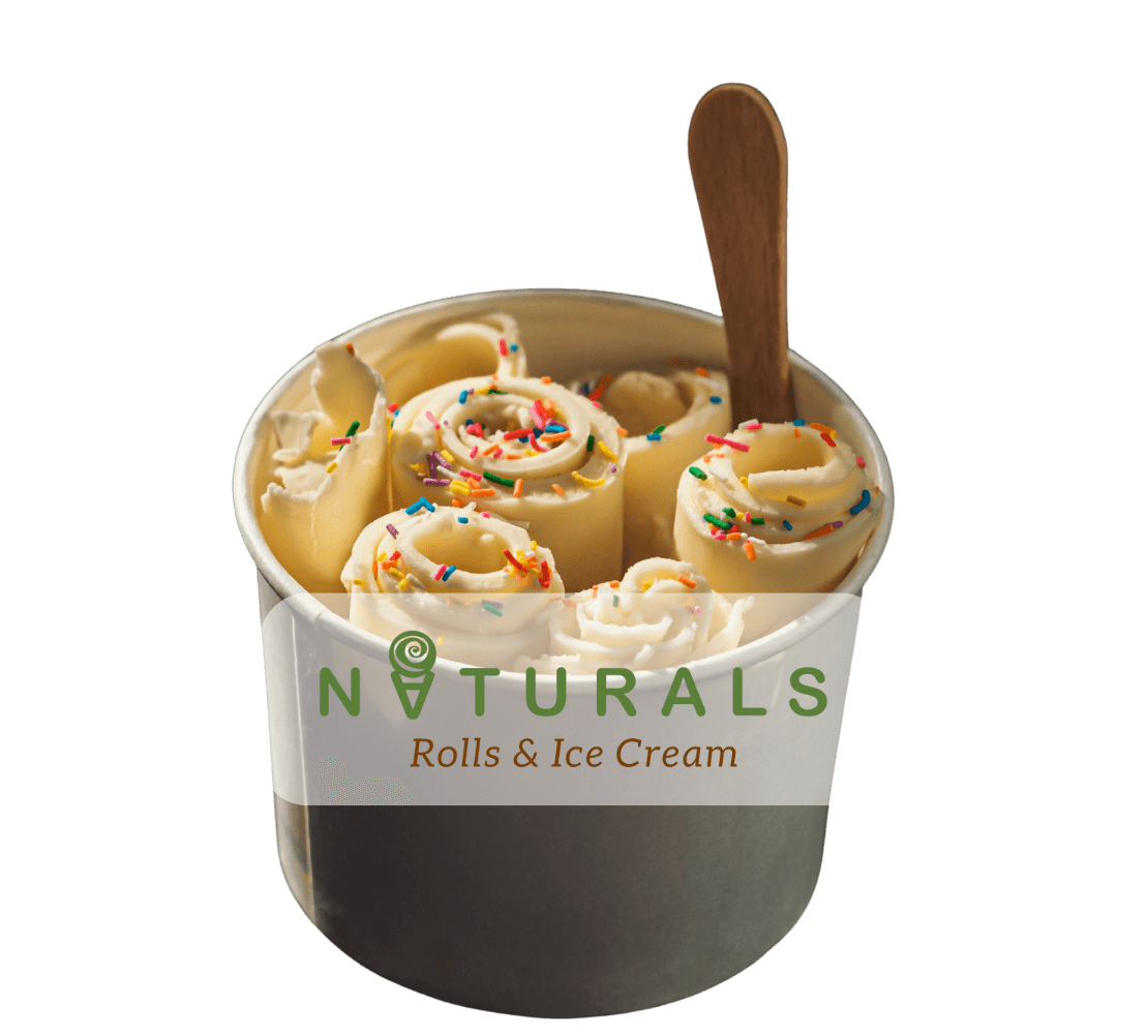 French Vanilla Delight Ice Cream Roll